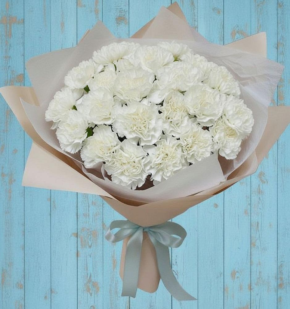 Букет цветов из: Гвоздики в Тарасово