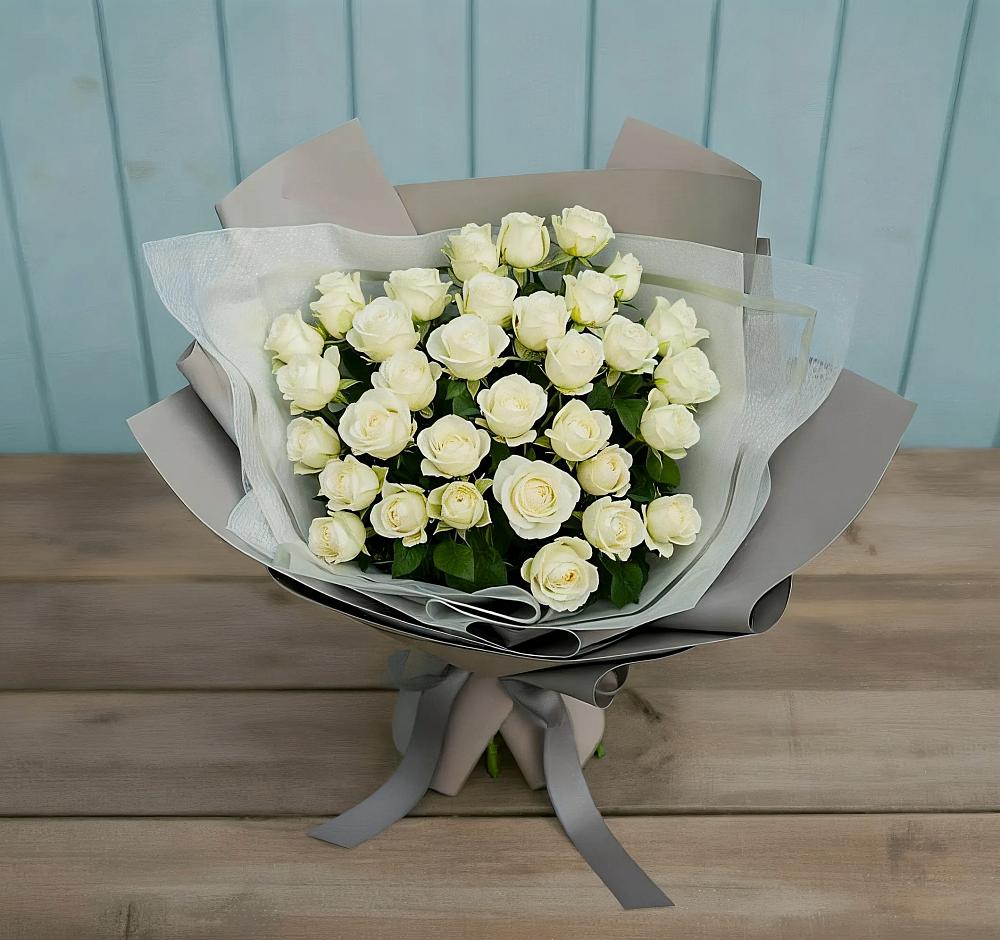 Букет Белоснежная нежность в Тарасово