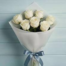 Букет 7 Белых роз Эдлесс Лав #REPLACE_PRED# Тарасово