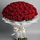 Букет 101 Красная роза Блэк Мэджик в Тарасово