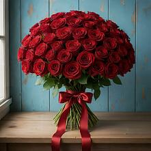 Букет Красные розы Блэк Меджик в Тарасово