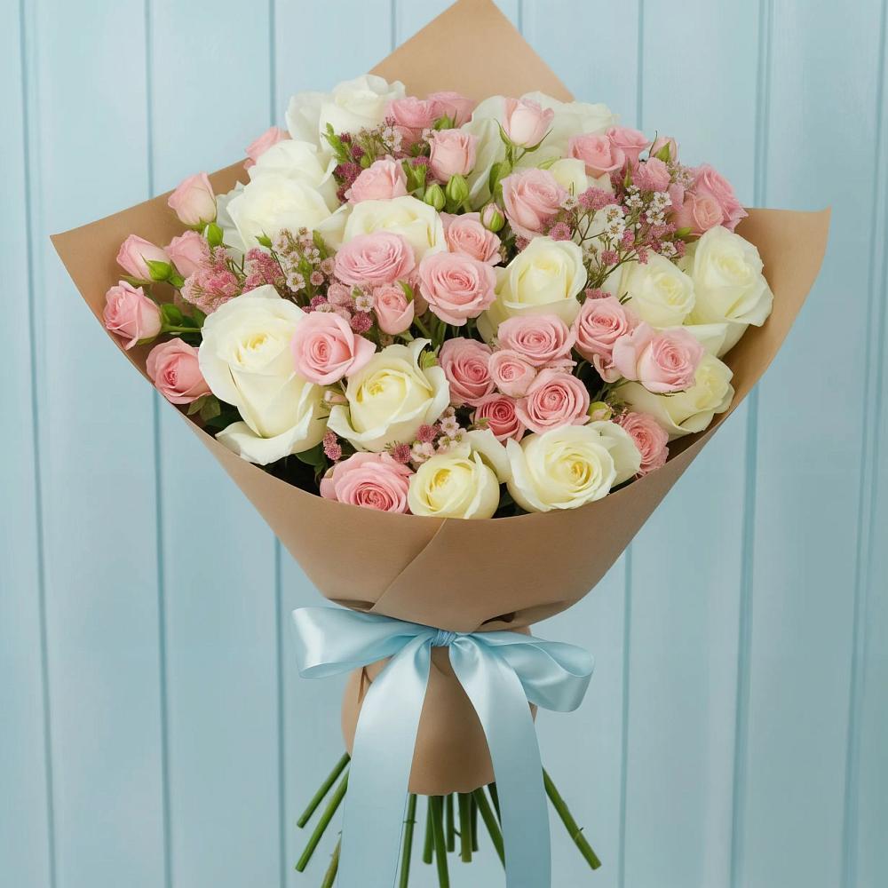 Букет цветов из: Розы в Тарасово