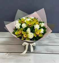 Букет цветов из:  Орхидеи и Розы #REPLACE_PRED# Тарасово