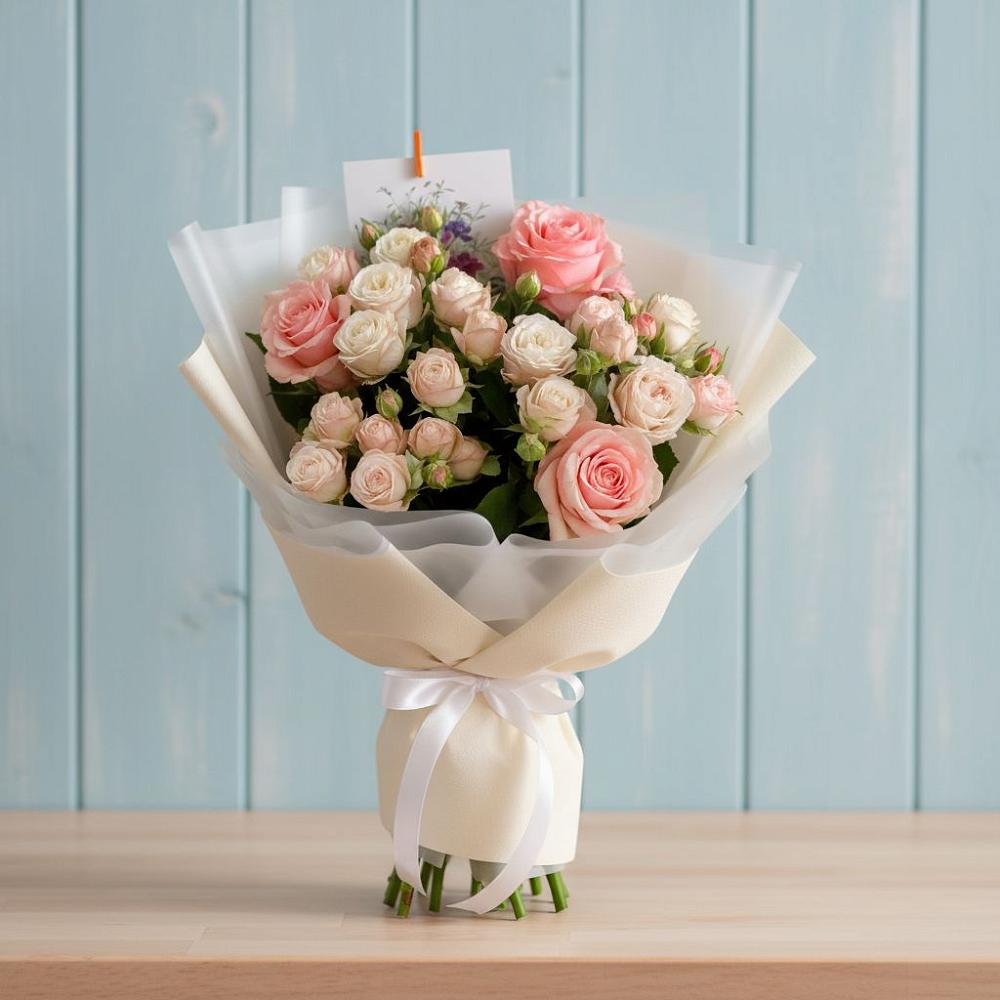 Букет цветов из: Розы в Тарасово