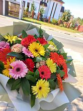Букет цветов из:  Герберы #REPLACE_PRED# Тарасово