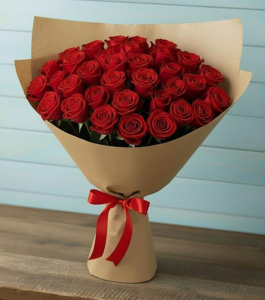 Букет Красные розы Милано в Тарасово
