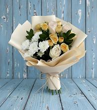 Букет цветов из:  Розы и Хризантемы в Тарасово