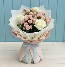 Букет цветов из:  Розы в Тарасово