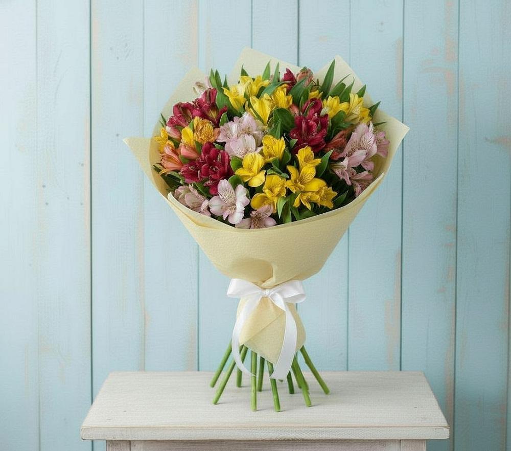 Букет цветов из: Альстромерии в Тарасово