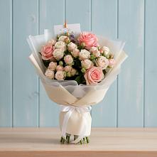 Букет цветов из:  Розы в Тарасово