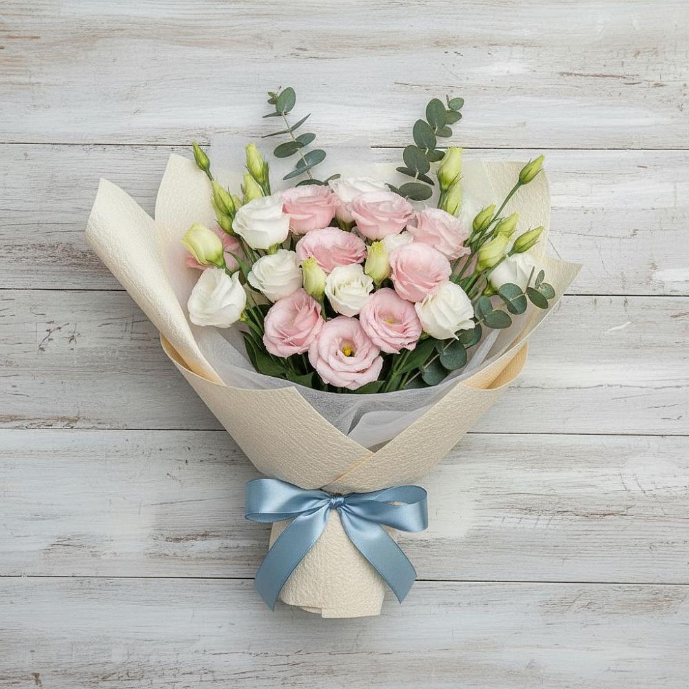 Букет цветов из: Лизиантусы в Тарасово